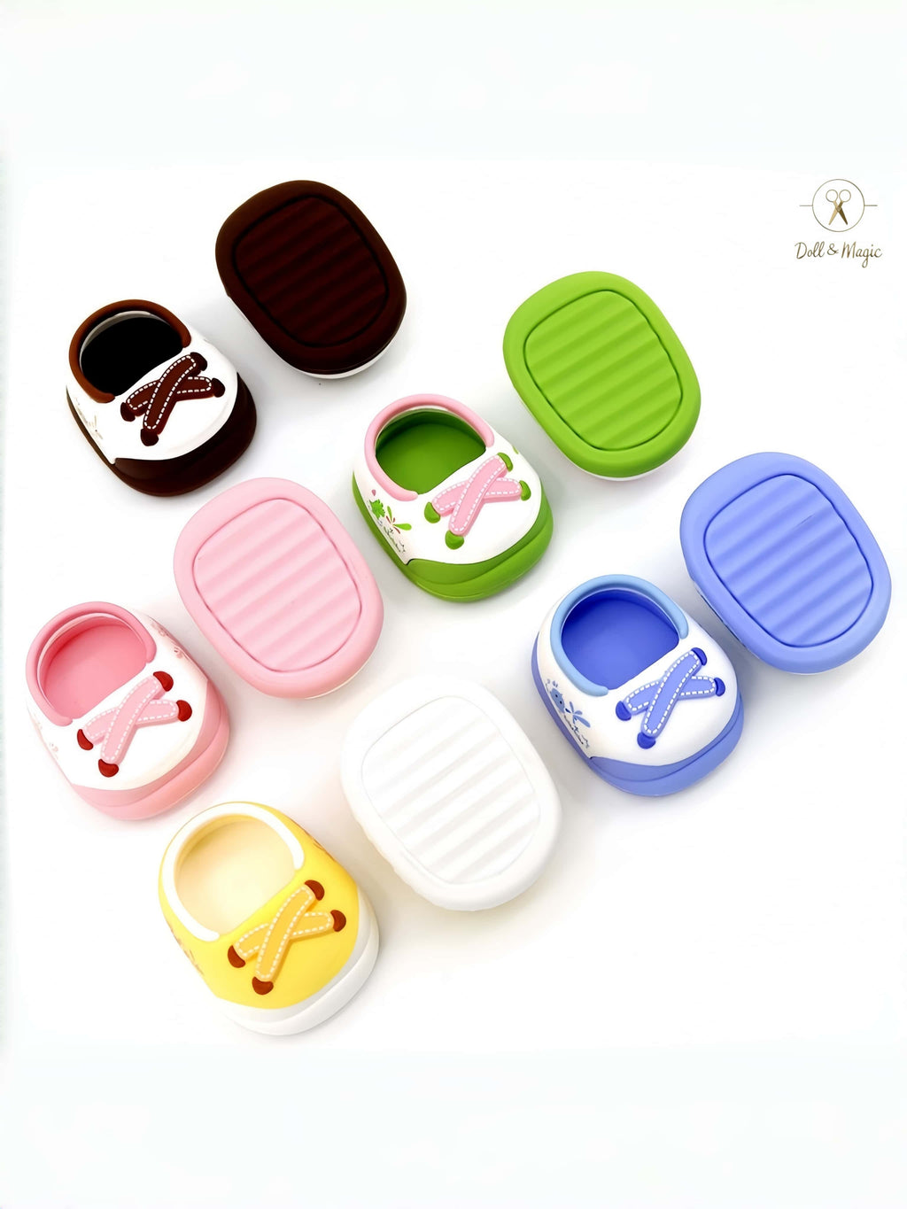 Steady Steps Standable 20cm Cotton Doll Sneakers | Cute Bunny & Bow First-Walker Shoes