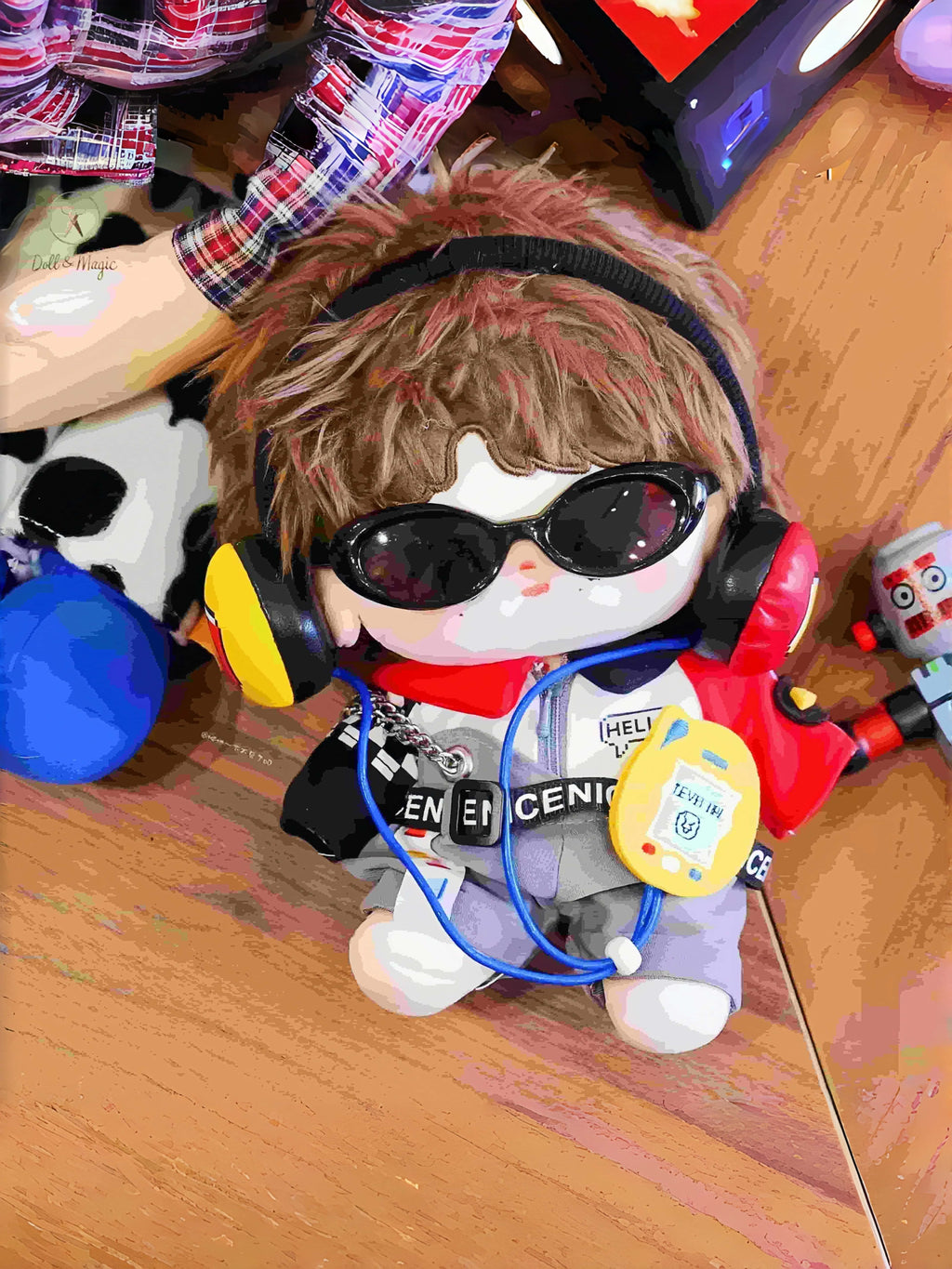 Y2K Retro Mini Shades for 20cm Cotton Dolls