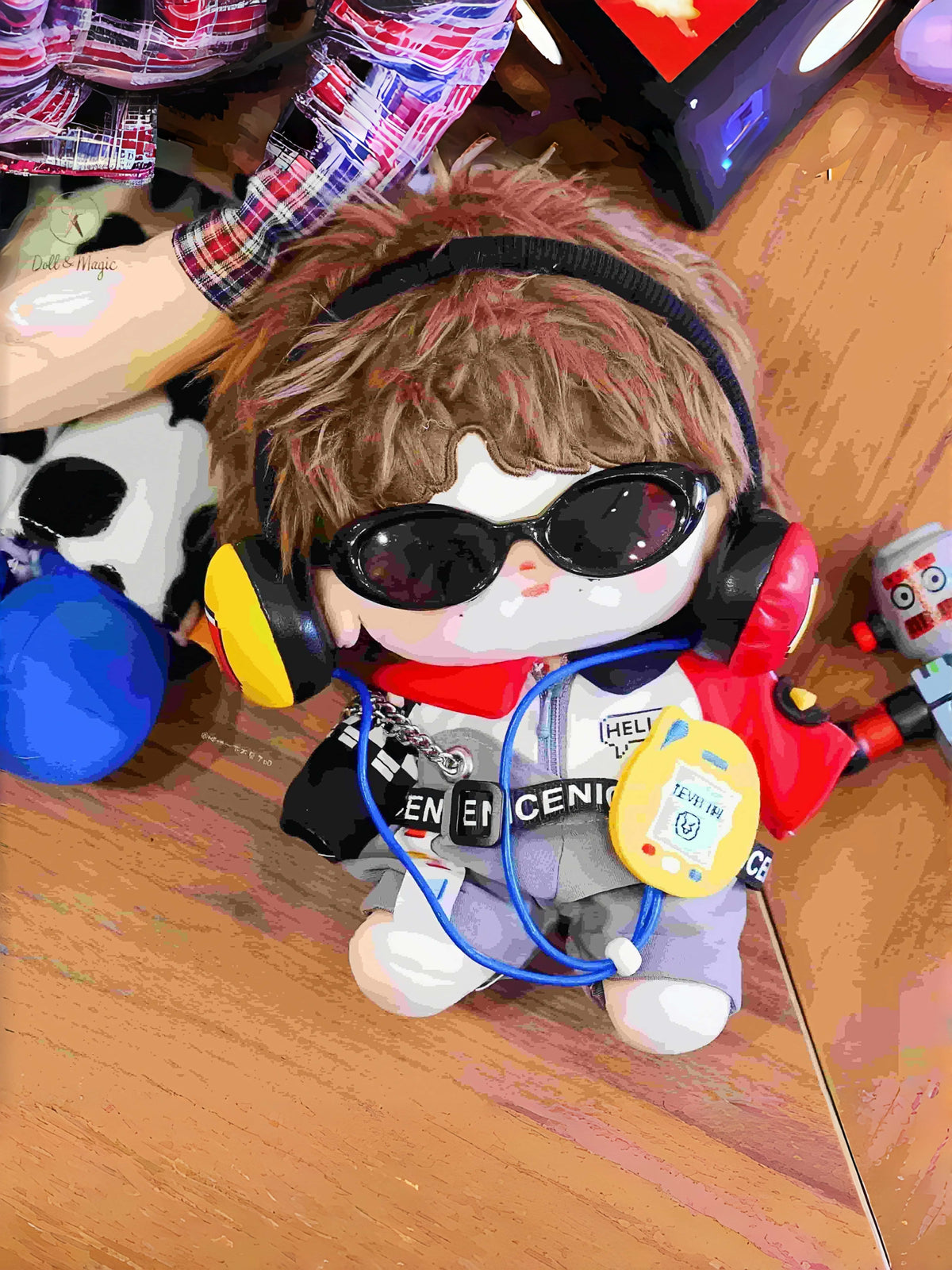 Y2K Retro Mini Shades for 20cm Cotton Dolls