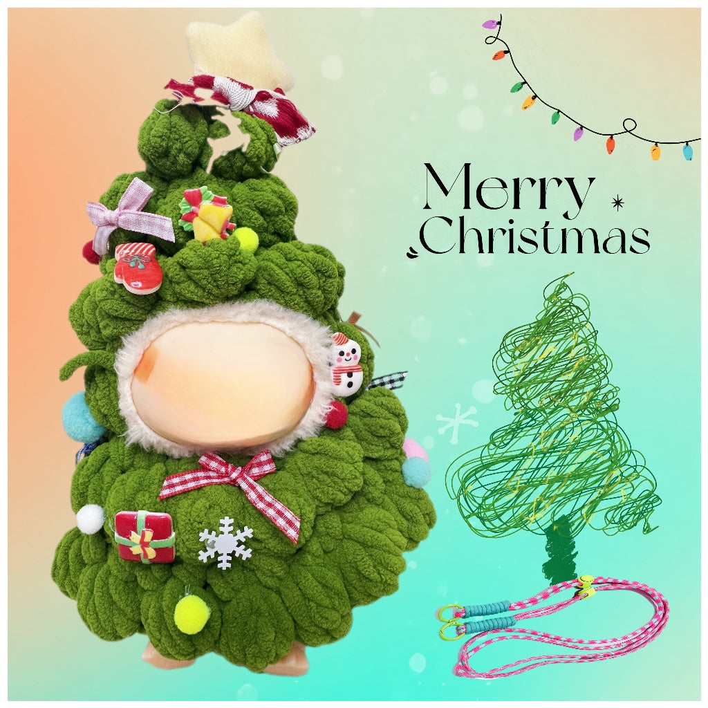 (NO Doll)Doll Outfit Clothes Set for 17cm Dolls, Hand-Knit Fashion Finished Christmas Doll's sweater for Dolls Accessories