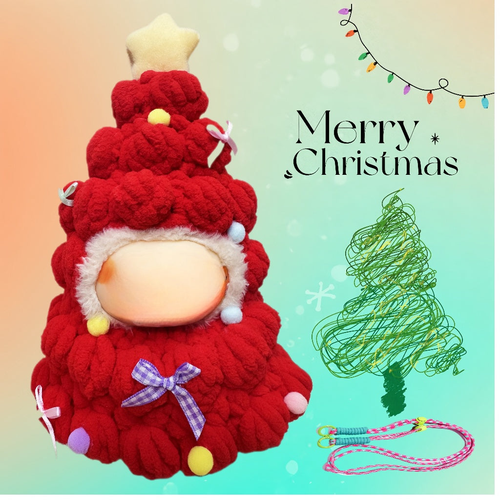 (NO Doll)Doll Outfit Clothes Set for 17cm Dolls, Hand-Knit Fashion Finished Christmas Doll's sweater for Dolls Accessories