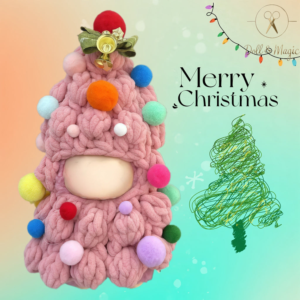 (NO Doll)Doll Outfit Clothes Set for 17cm Dolls, Hand-Knit Fashion Finished Christmas Doll's sweater for Dolls Accessories