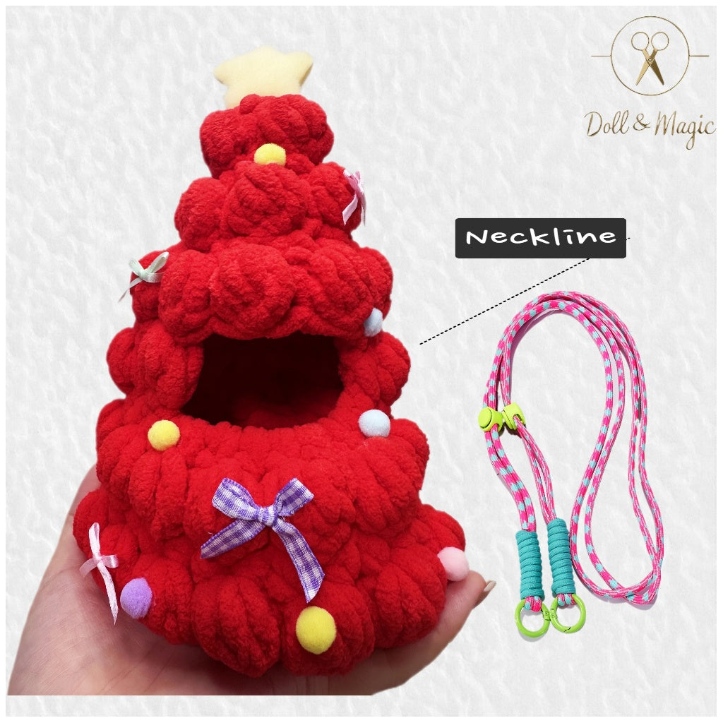 (NO Doll)Doll Outfit Clothes Set for 17cm Dolls, Hand-Knit Fashion Finished Christmas Doll's sweater for Dolls Accessories