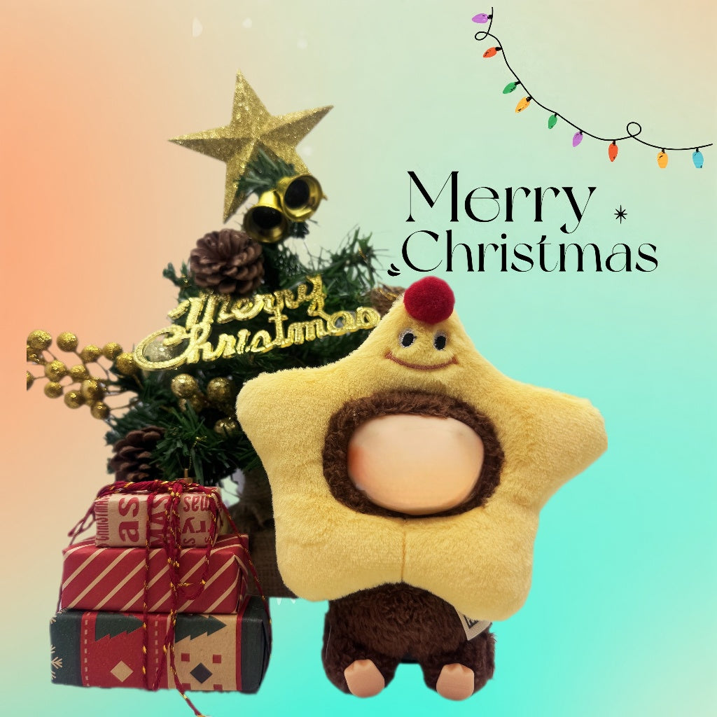 (NO Doll)Doll Outfit Clothes Set for 17cm Dolls, Hand-Knit Fashion Finished Christmas Doll's sweater for Dolls Accessories