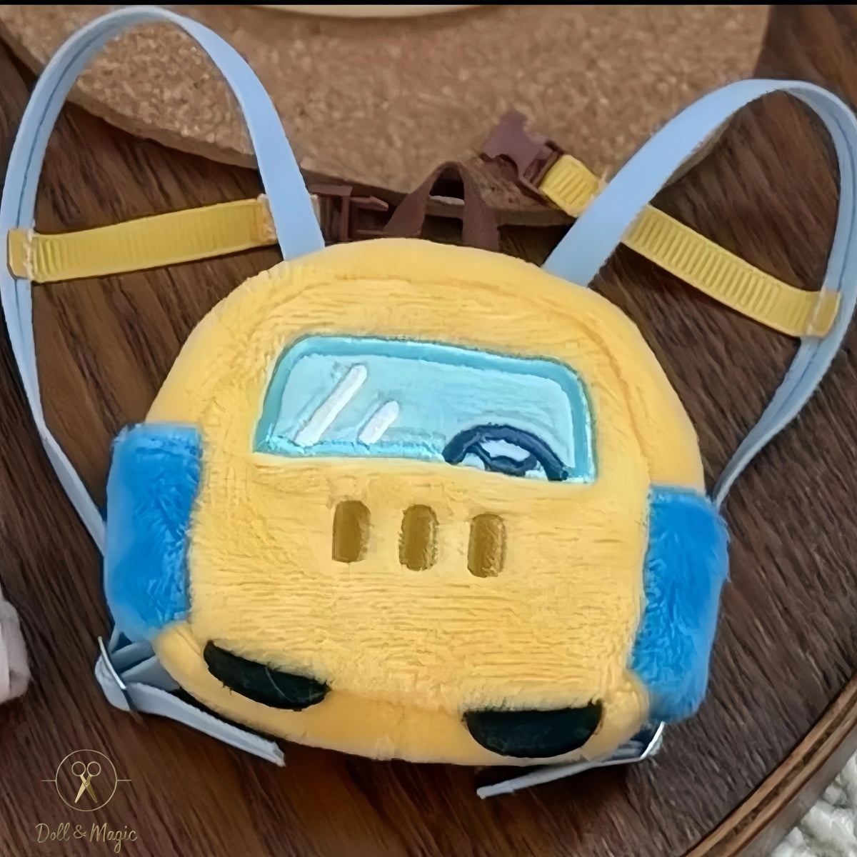 Puppy Didi Car 20cm Doll Outfit  6PCS Set – Kawaii Casual Outfit with Accessories, Perfect Gift for Plush Doll Lovers (No Doll)