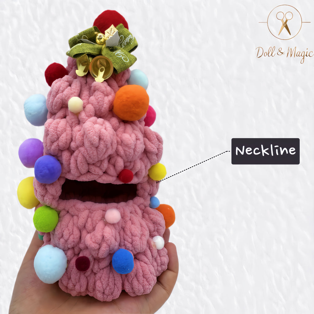 (NO Doll)Doll Outfit Clothes Set for 17cm Dolls, Hand-Knit Fashion Finished Christmas Doll's sweater for Dolls Accessories