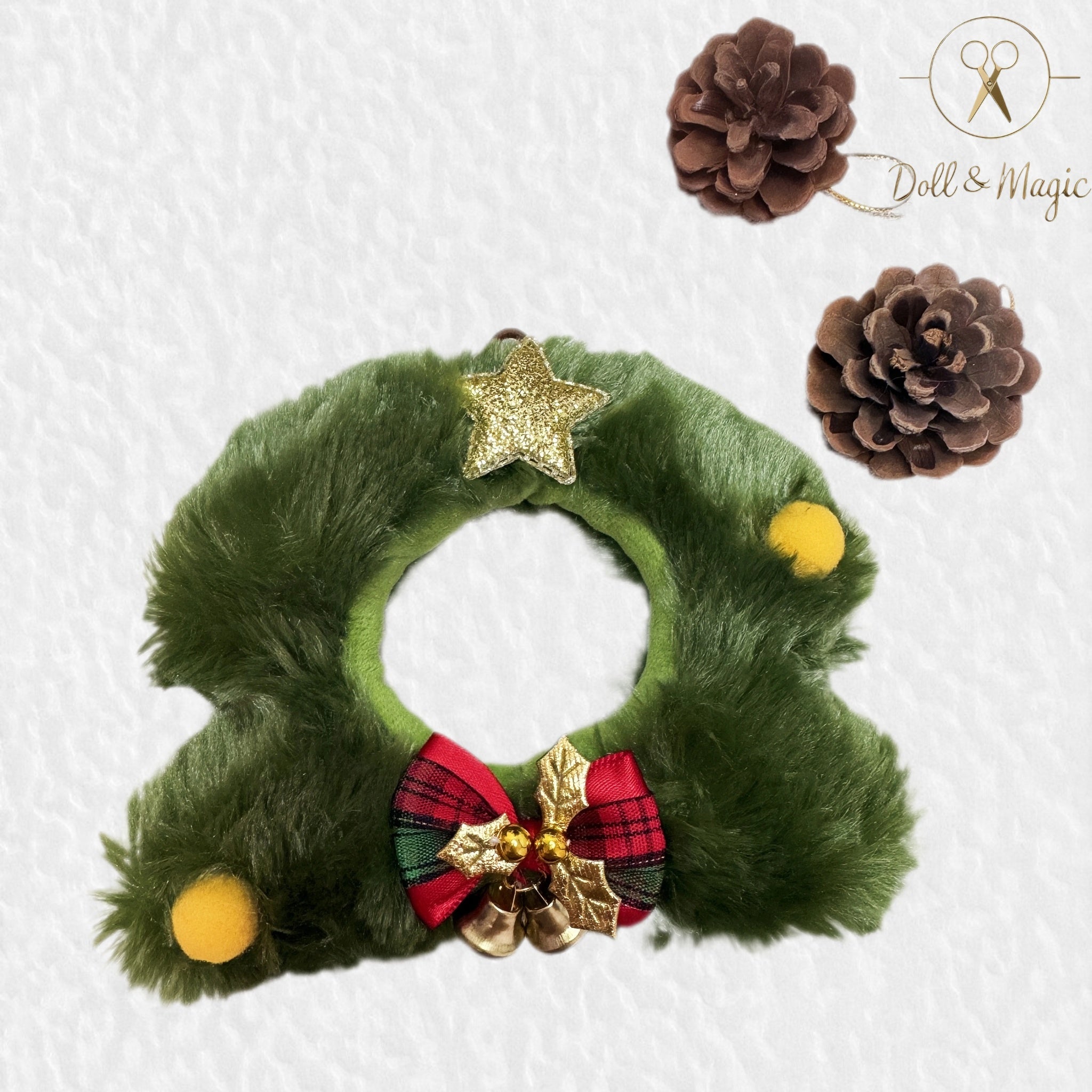 (NO Doll)Doll Outfit Clothes Set for 17cm Dolls, Hand-Knit Fashion Finished Christmas Doll's sweater for Dolls Accessories