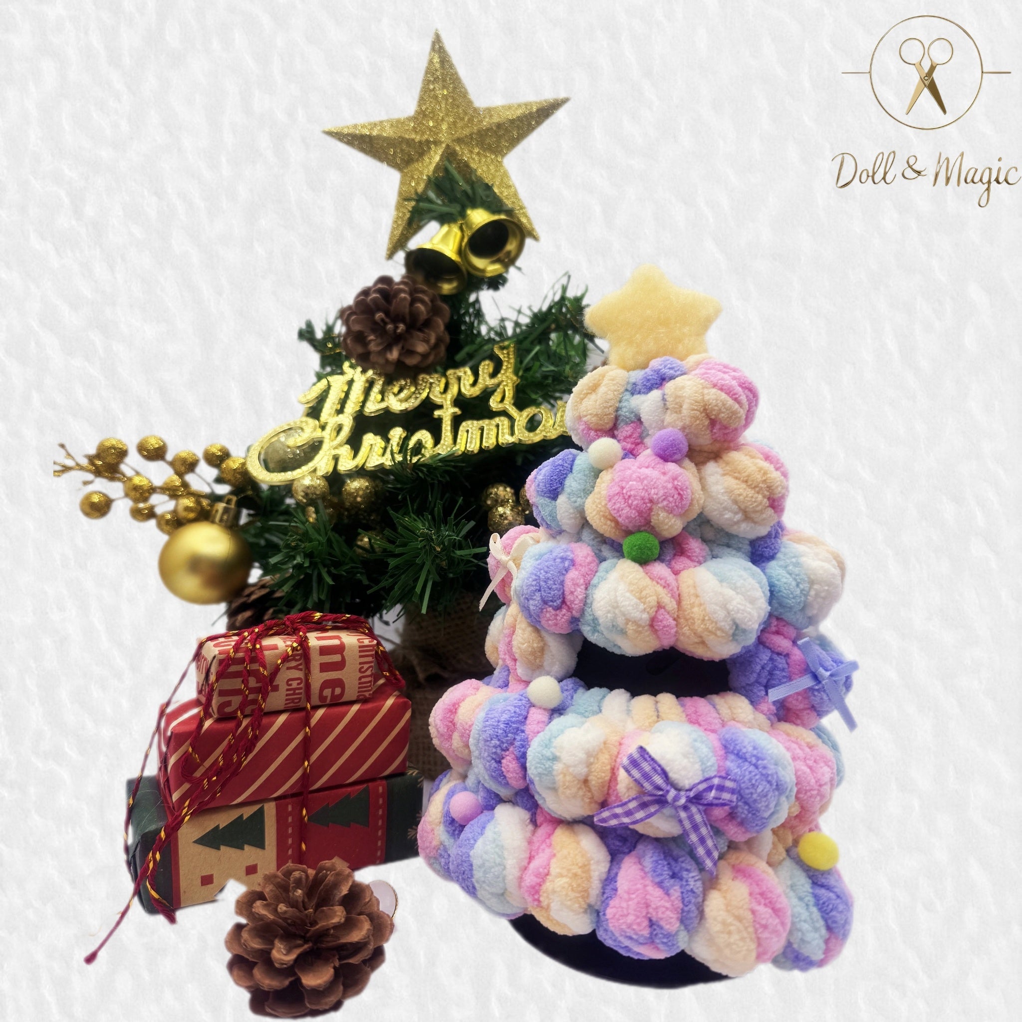 (NO Doll)Doll Outfit Clothes Set for 17cm Dolls, Hand-Knit Fashion Finished Christmas Doll's sweater for Dolls Accessories