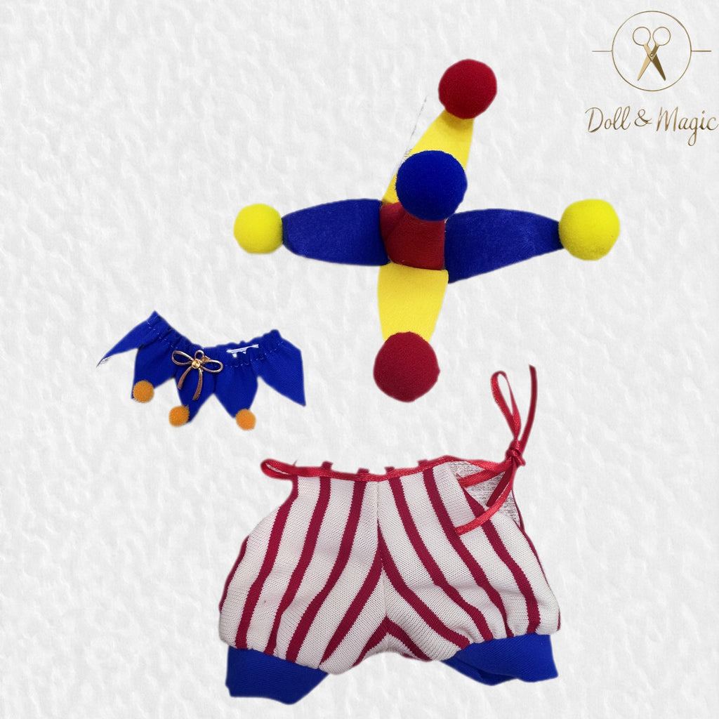 (NO Doll)Doll Outfit Clothes Set for 17cm Dolls, Hand-Knit Fashion Finished Christmas Doll's sweater for Dolls Accessories