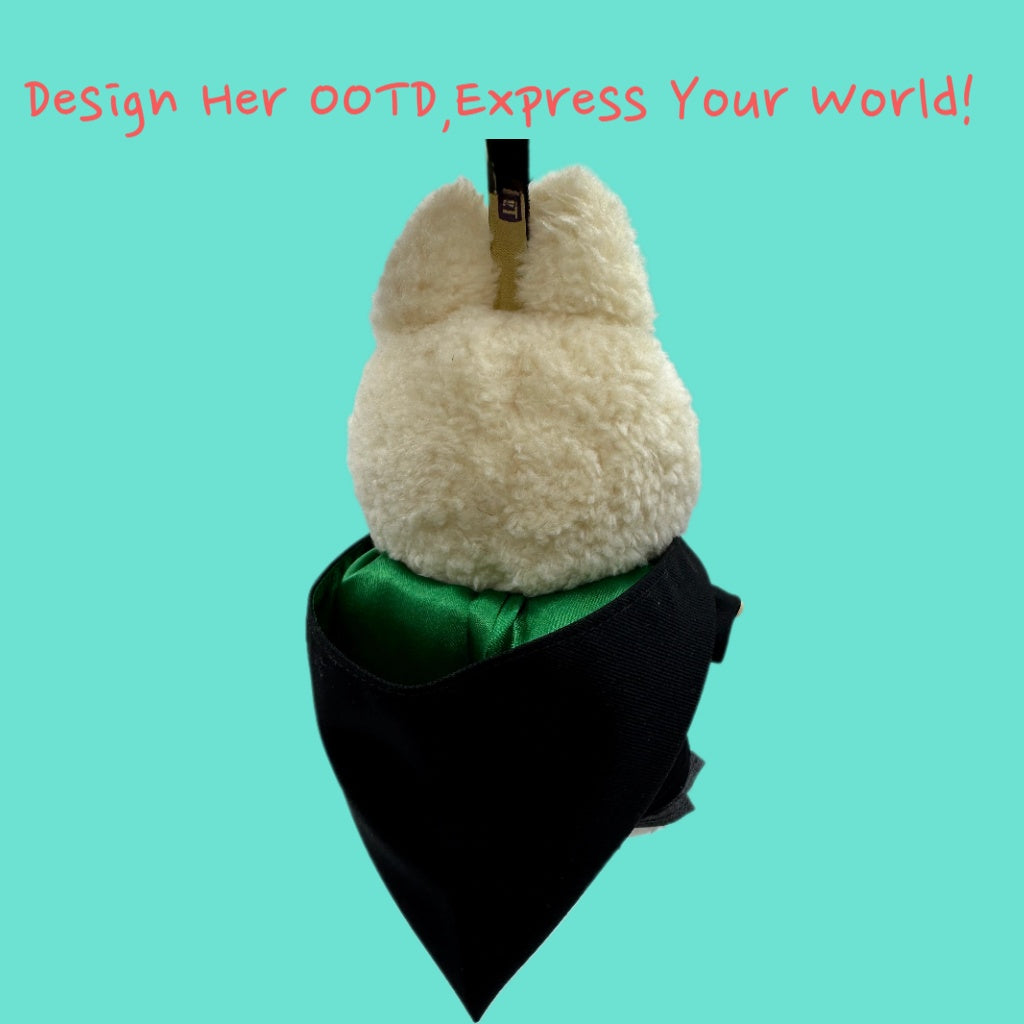 （No Doll)Cute Clothes Set for 17cm Doll – Chic Style Doll Outfit with  5 PCS of Magic Academy – Kawaii Doll Clothes Accessories for Collectors & Fans