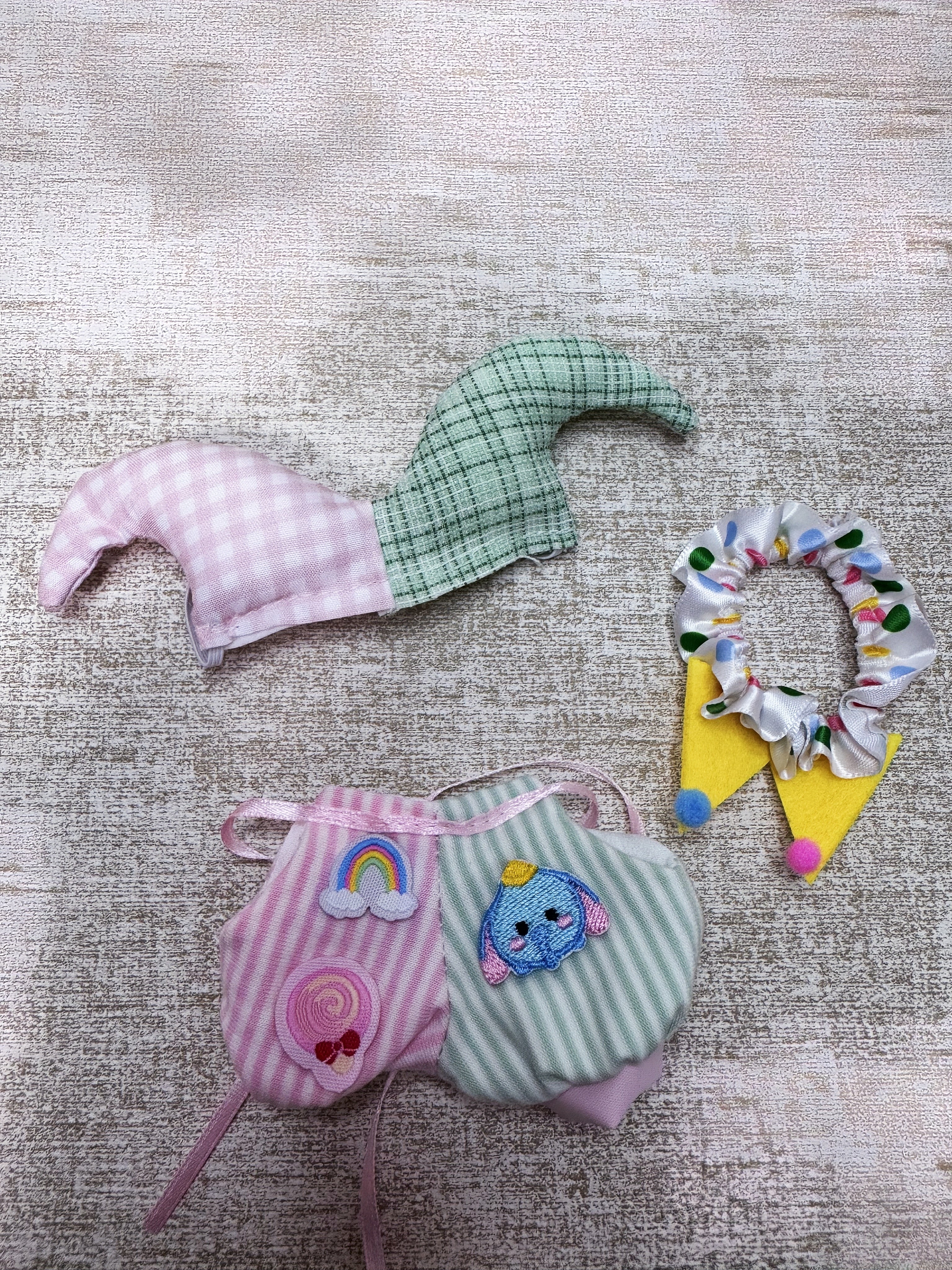 (NO Doll)Doll Outfit Clothes Set for 17cm Dolls, Hand-Knit Fashion Finished Christmas Doll's sweater for Dolls Accessories