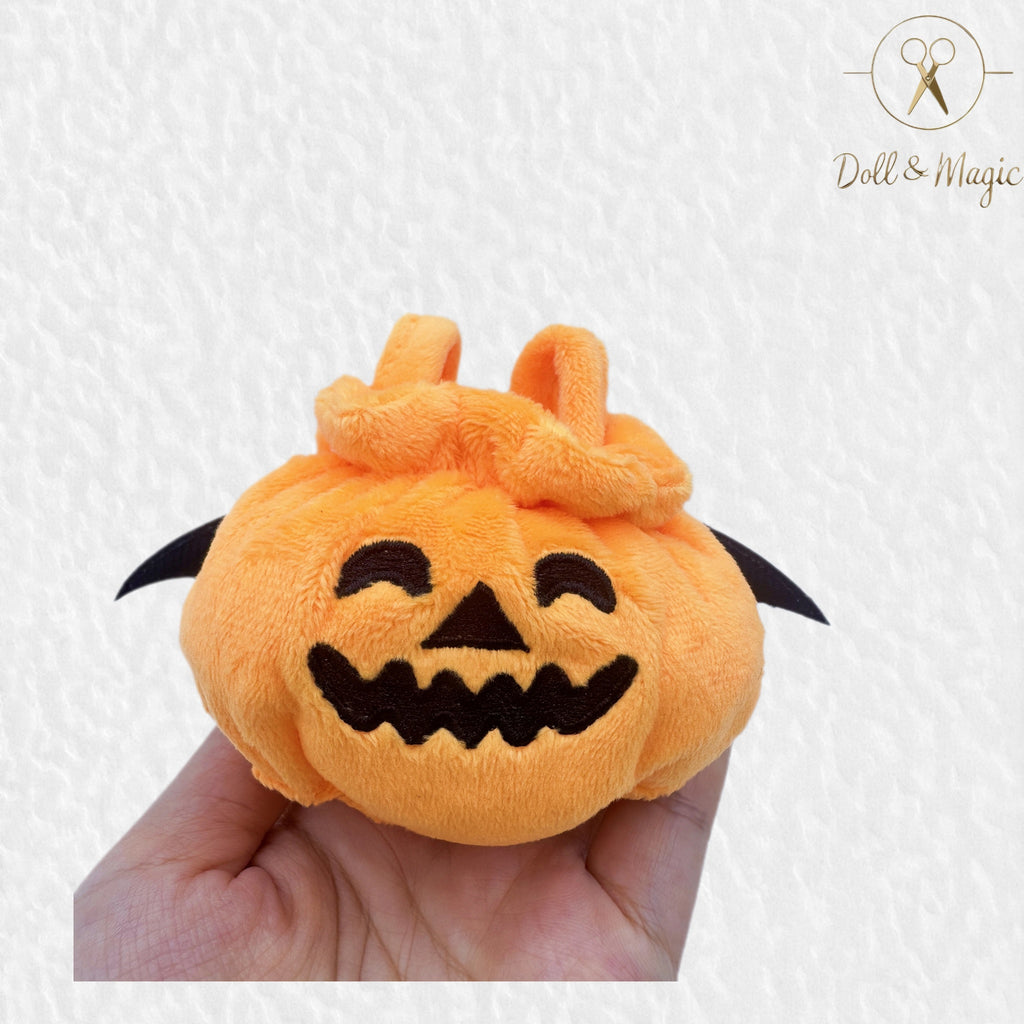 (NO Doll) Doll Outfit Clothes Set for 17cm Dolls, Premium Fashion Halloween Pumpkin Witch Hat for Dolls Accessories