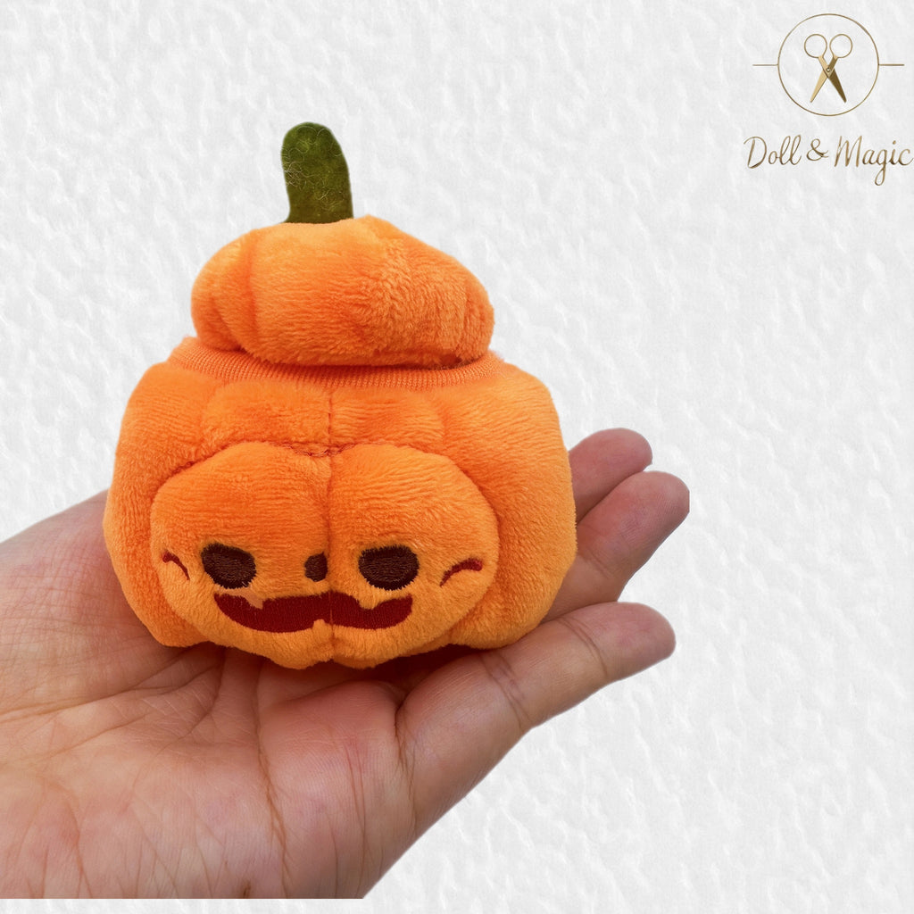 (NO Doll)Doll Outfit Clothes Set for 17cm Dolls, Premium Fashion Halloween Pumpkin Witch Hat for Dolls Accessories