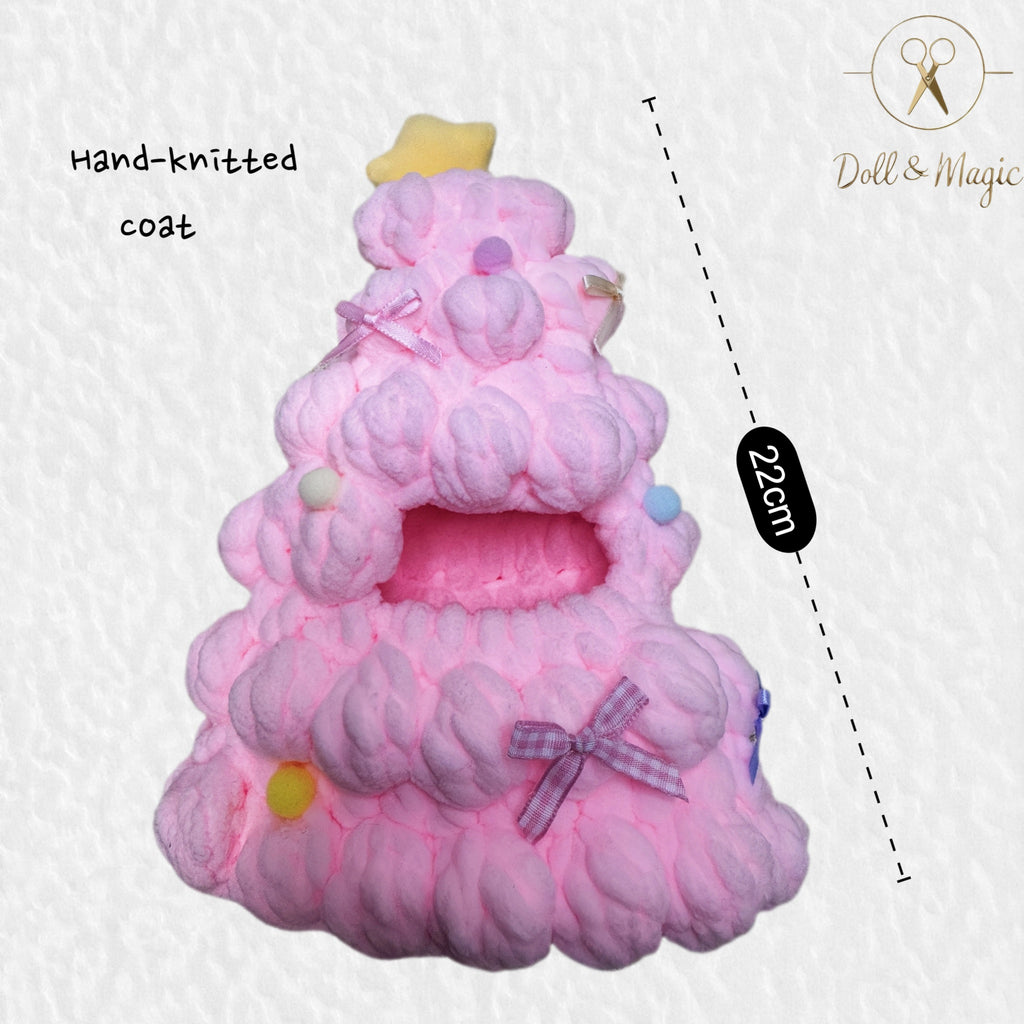 (NO Doll)Doll Outfit Clothes Set for 17cm Dolls, Hand-Knit Fashion Finished Christmas Doll's sweater for Dolls Accessories