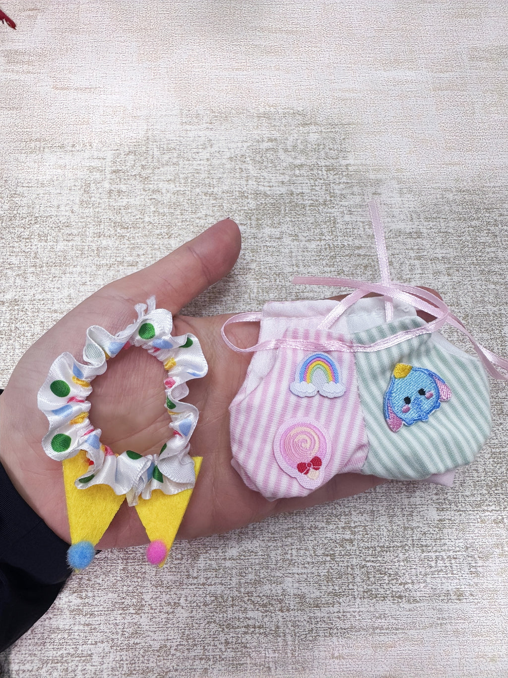 (NO Doll)Doll Outfit Clothes Set for 17cm Dolls, Hand-Knit Fashion Finished Christmas Doll's sweater for Dolls Accessories