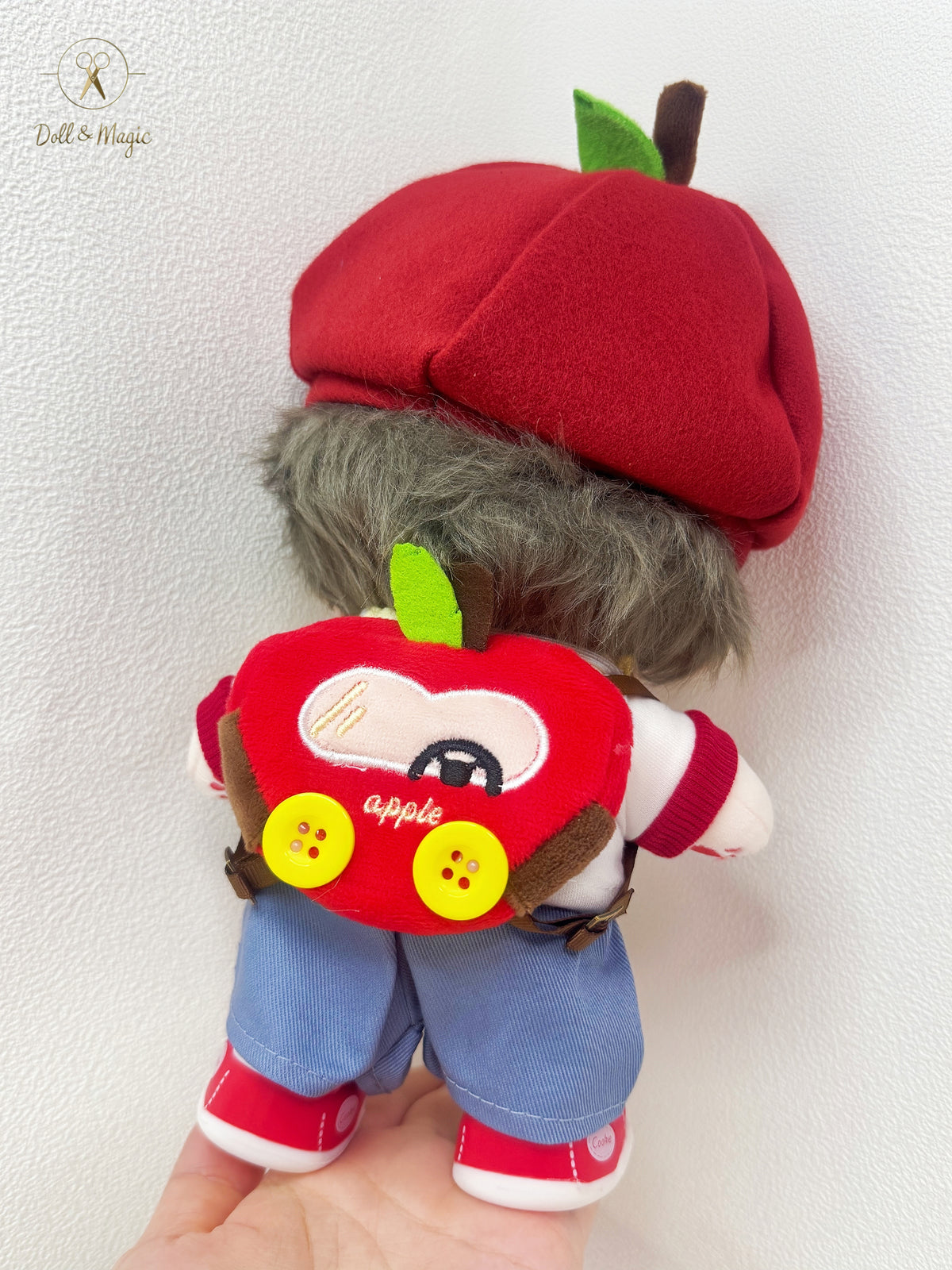 Little Piggy’s Truck 20cm Doll Outfit  6PCS Set – Kawaii Casual Outfit with Accessories, Perfect Gift for Plush Doll Lovers (No Doll)