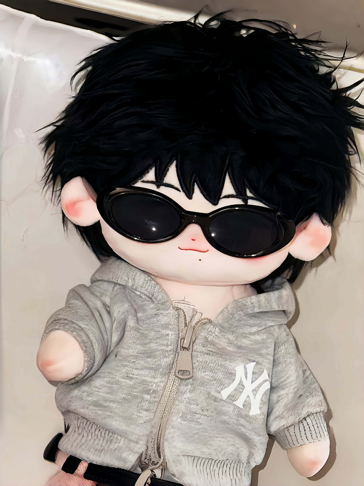 Y2K Retro Oval Cat-Eye Doll Shades | Trendy Sunglasses for 20cm Cotton Dolls