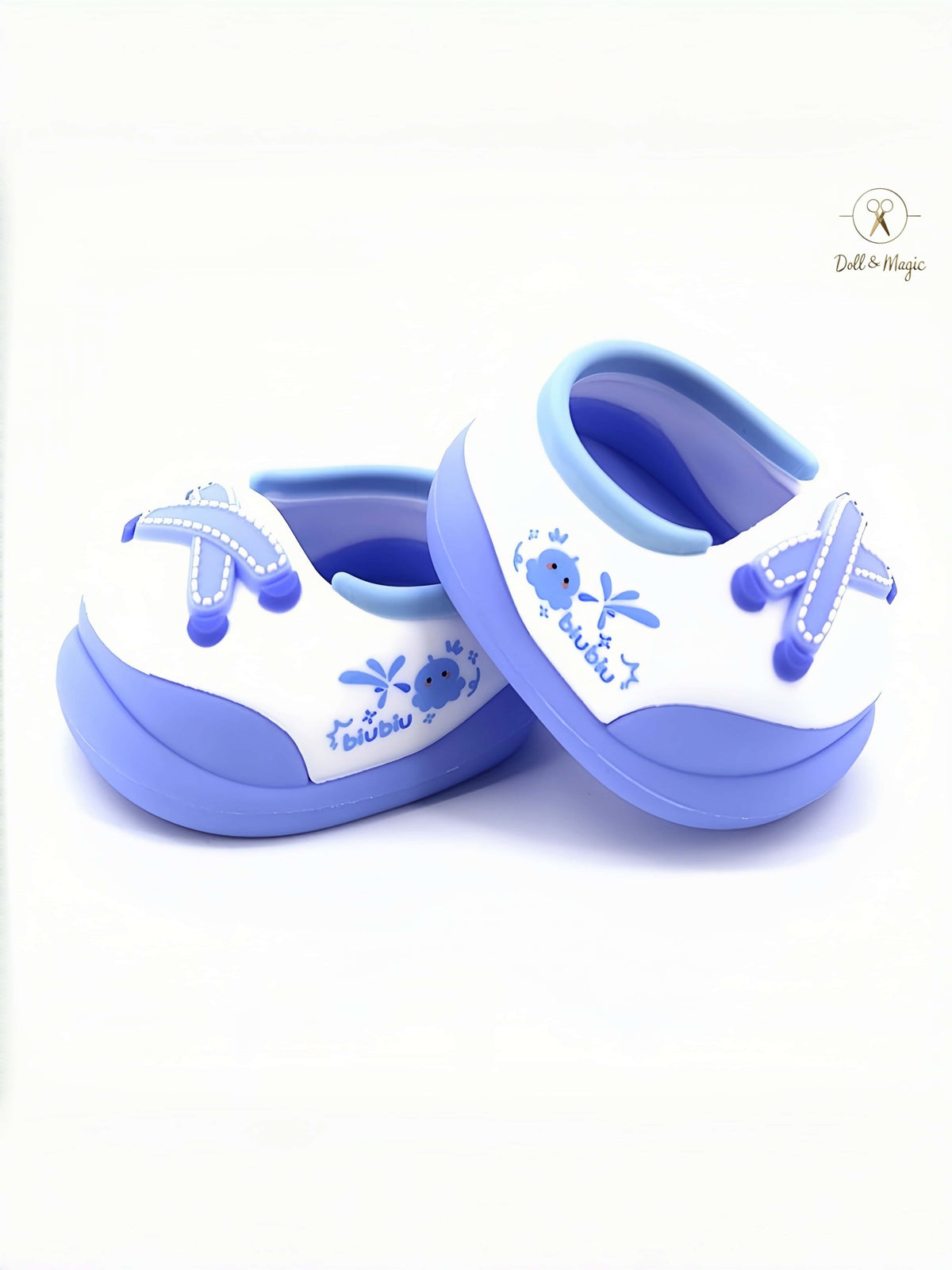 Steady Steps Standable 20cm Cotton Doll Sneakers | Cute Bunny & Bow First-Walker Shoes
