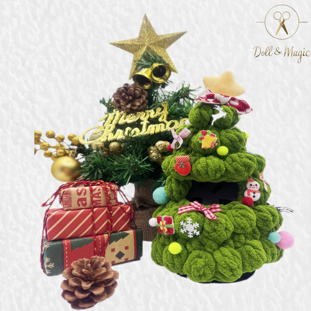 (NO Doll)Doll Outfit Clothes Set for 17cm Dolls, Hand-Knit Fashion Finished Christmas Doll's sweater for Dolls Accessories