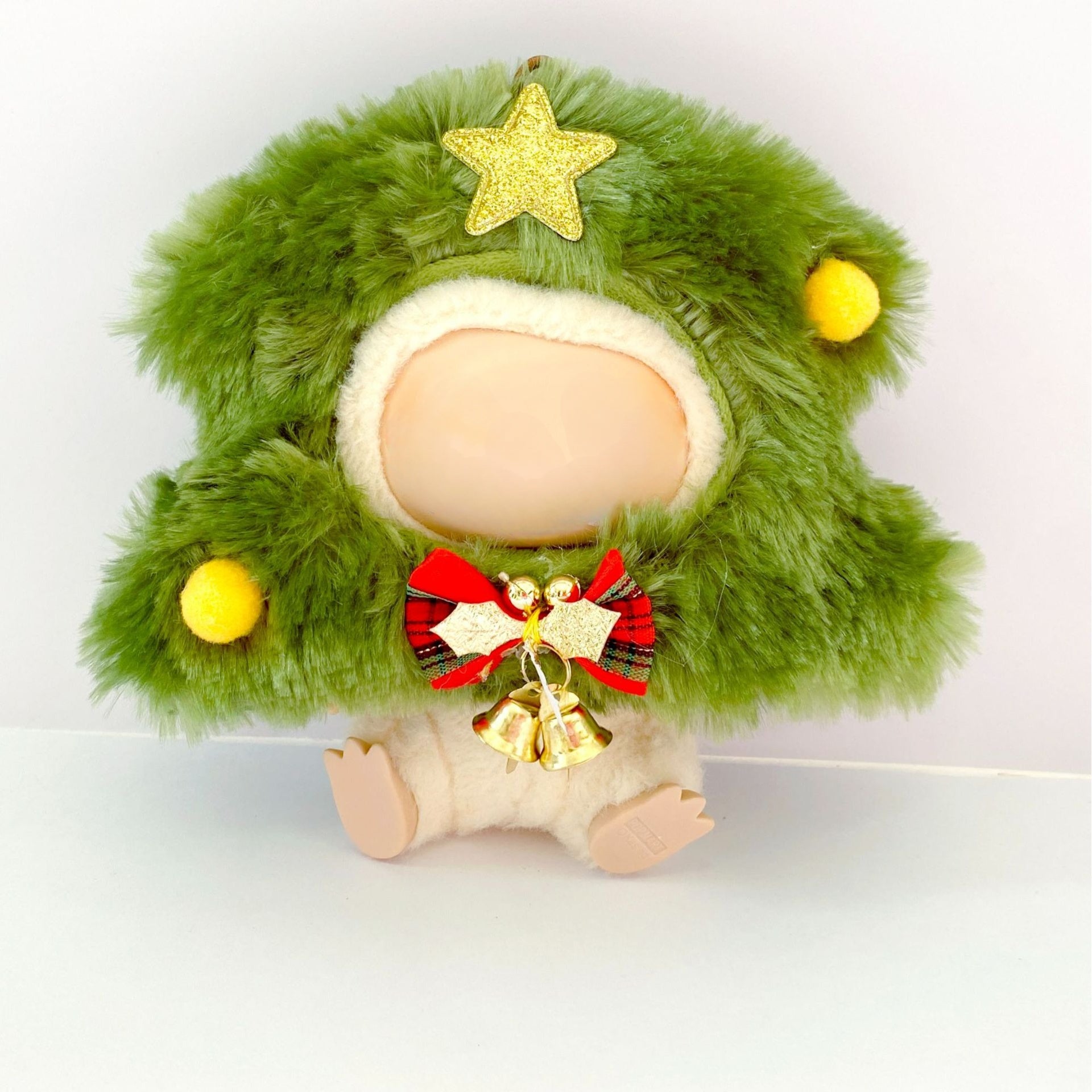 (NO Doll)Doll Outfit Clothes Set for 17cm Dolls, Hand-Knit Fashion Finished Christmas Doll's sweater for Dolls Accessories